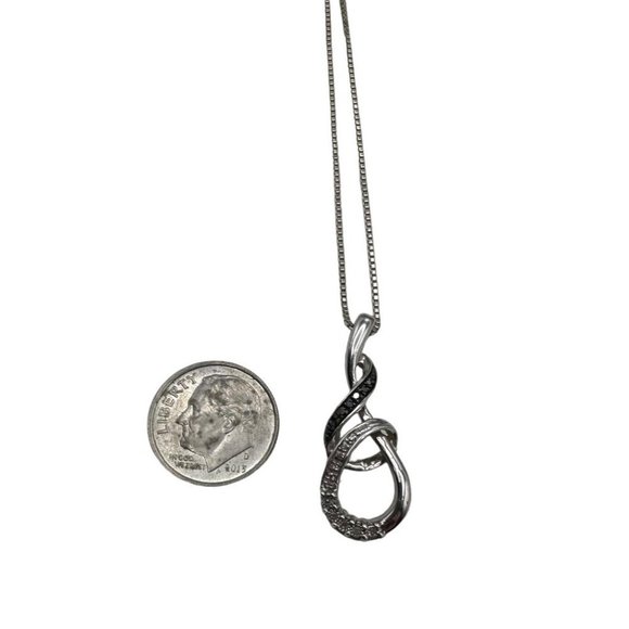 Kay Jewelers Silver and Black Necklace - Picture 12 of 12
